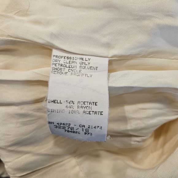 Vintage Jessica McClintock Gunne Sax Yellow Maxi Dress Size 5/6 Small - Picture 9 of 10